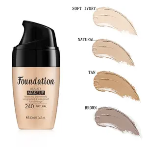 NOURPLUS 30ml four-color moisturizing concealer natural makeup liquid foundation pump head