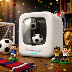 AOSEED X-MAKER JOY AI+ 3D Printer – Fully Assembled Safe 3D Printer with 400mm/s Fast Printing, 4/8 PLA Filaments, 1500+ Models, 17+ Modules for Home Use