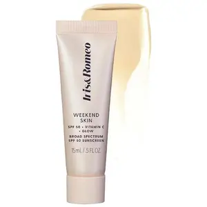 Iris&Romeo  Mini Weekend Skin SPF 50 Instant Glow Tinted Mineral Sunscreen with Vitamin C + Niacinamide