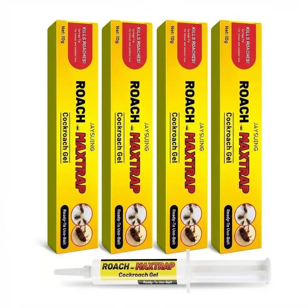 Pet-Friendly Cockroach Killer Gel Syringes (2-Pack) - American & Common Roach Control Insecticide, Suitable for Indoor-Outdoor Home Pest Management