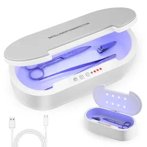 Intelligent Sterilizer Box, 1 Box Large Capacity Sterilizer Case, Multifunctional Sterilizer Boxes for Nail Salon, Jewelry, Phone & Makeup Accessories, Electric, Home Sterilizer