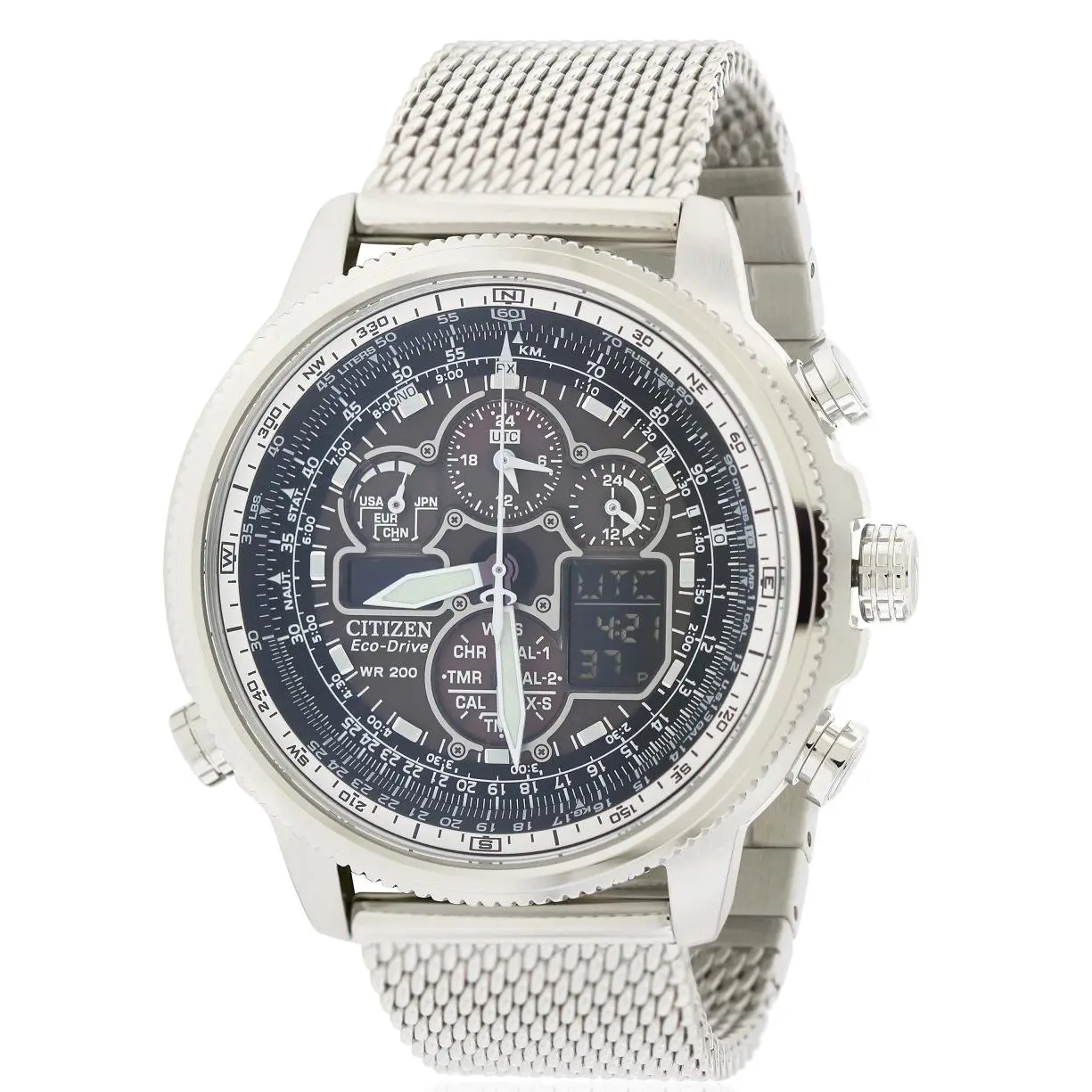 Citizen Navihawk A-T Chronograph Mens Watch JY8030-83E Citizen Navihawk A-T Chronograph Mens Watch JY8030-83E