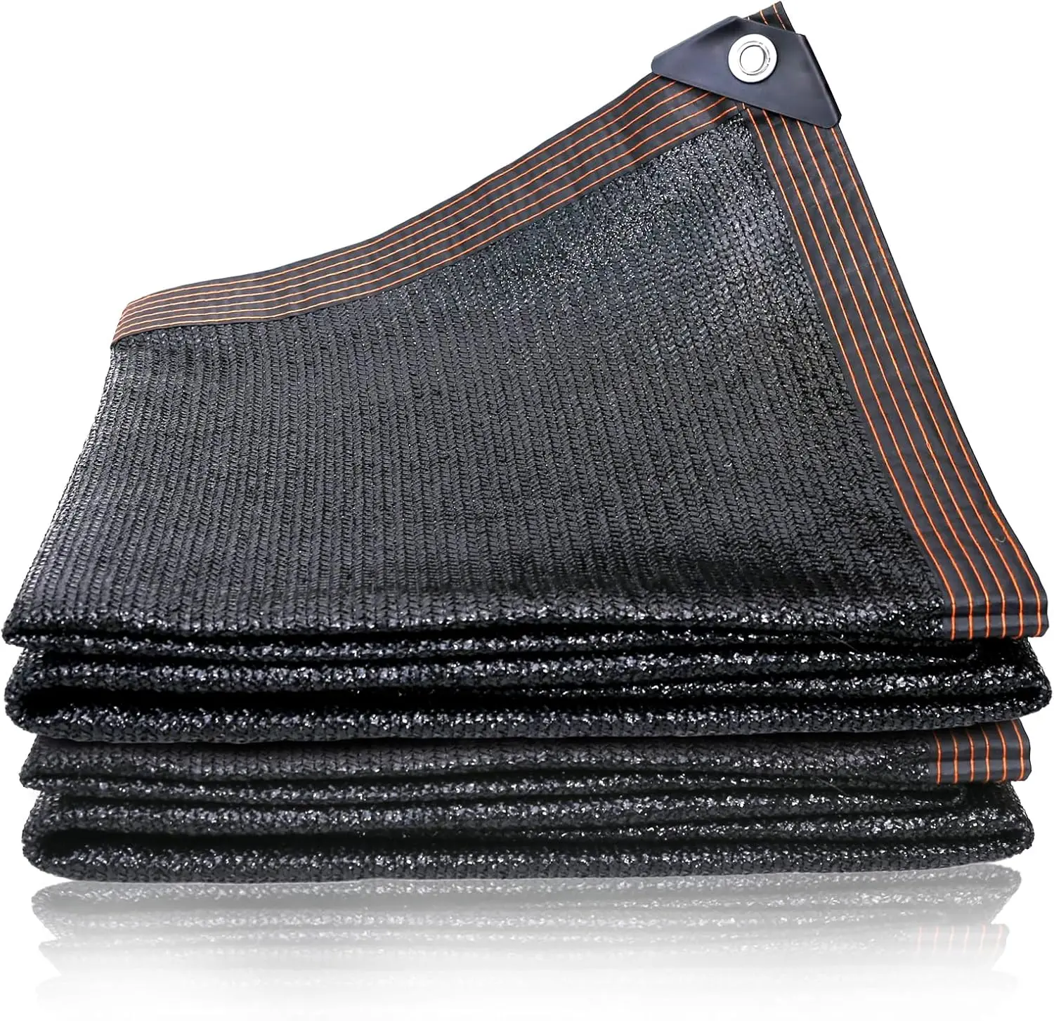 40%-50% Black Shade Cloth,10 x 20FT Mesh Tarp with Grommets,UV Resistant Sun Shade Netting for Plant Cover,,,Pavilion,Greenhouse,Backyard Terrace,Coop