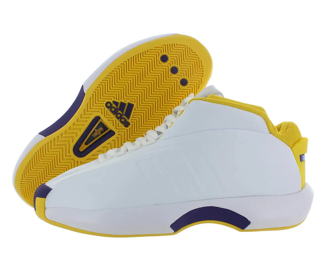 Adidas Crazy 1 Men's Molded High-Top Athletic Sneaker, Lace-Up Sports Shoes for Basketball, Training, and Casual Wear, Molded Sole, Training Wear