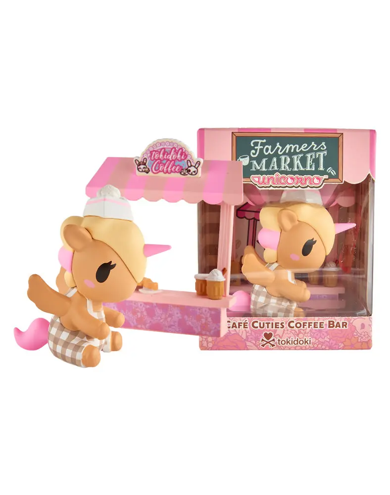 Farmers Market Unicorno - Cafe Cuties Coffee Bar (Special Edition) Vinyl Collectible