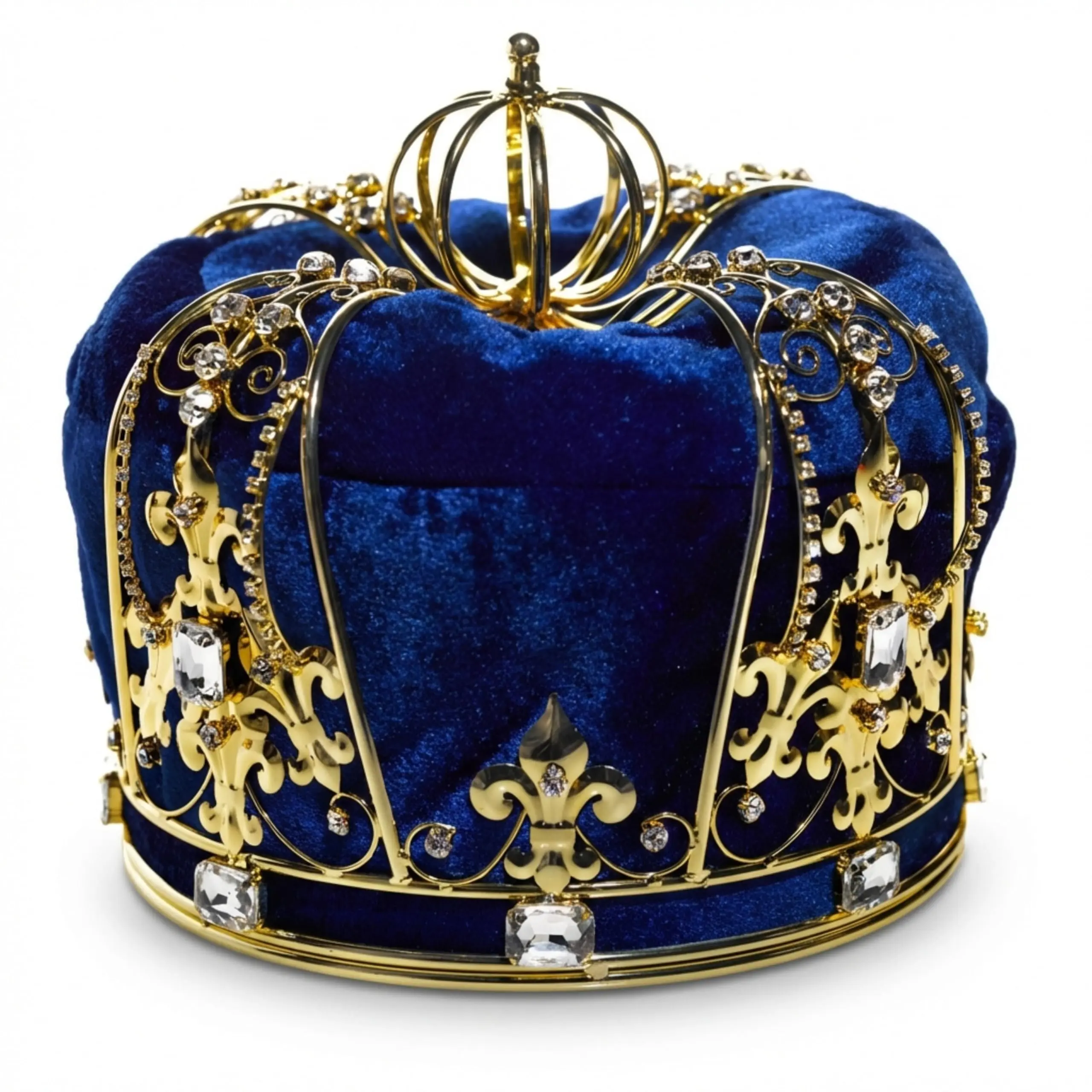 Anderson's Black Supreme Sovereign Crown, Prom King, Homecoming Court, Pageant Winner, Wedding, Birthday, Mardi Gras Parade, Renaissance, Halloween Costume, Theater Prop, Royal Coronation Accessory