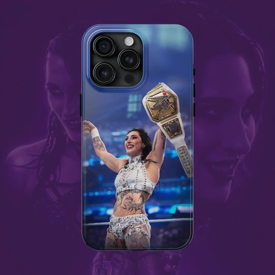 Rhea Ripley Phone Case, Rhea Ripley WWE Women Champion Phone Case, WWE Merch, Gift For Wrestling Fans