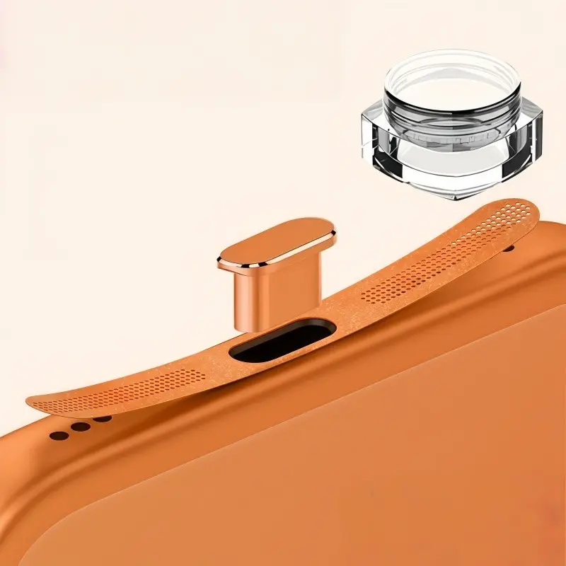Dust Protection Kit for iPhone 17 Pro Max, Charging Port Dust Plug + Speaker Dust Cover, Dustproof Cover, Model Sp240908