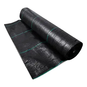 TikTokShopBlackFriday Durable Weed Barrier Landscape Fabric 3.2oz PP Woven Ground Cover Chemical-free