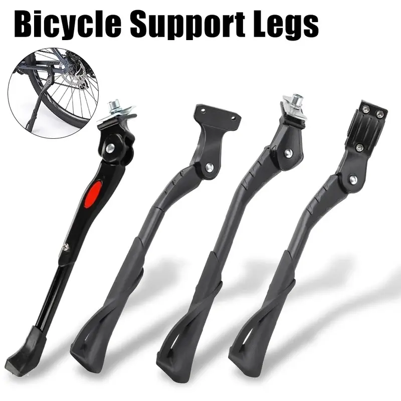 Adjustable Bicycle Kickstand, 1 Count Thick and Stable Bicycle Kickstand, Mountain Bike Supplies, Road Bike Holder, Bicycle Accessories