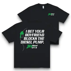 JH's Diesel Your Boyfriend Blocks Diesel Pump T-Shirt, Gift For Racing Fan, Gift For Dad, Top Menswear