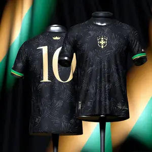 BRL Ney #10 Black Gold Jersey – Soccer Fan Football Shirt 2026 Kit