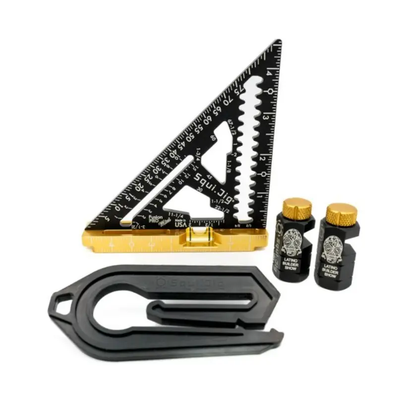 4.5" Mini Pro w/Level + 1.5" Jigs + Holder - Latino Builders Show Edición Pro Mini Set