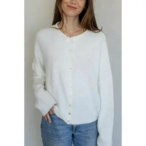 Haven Cardigan in Snow