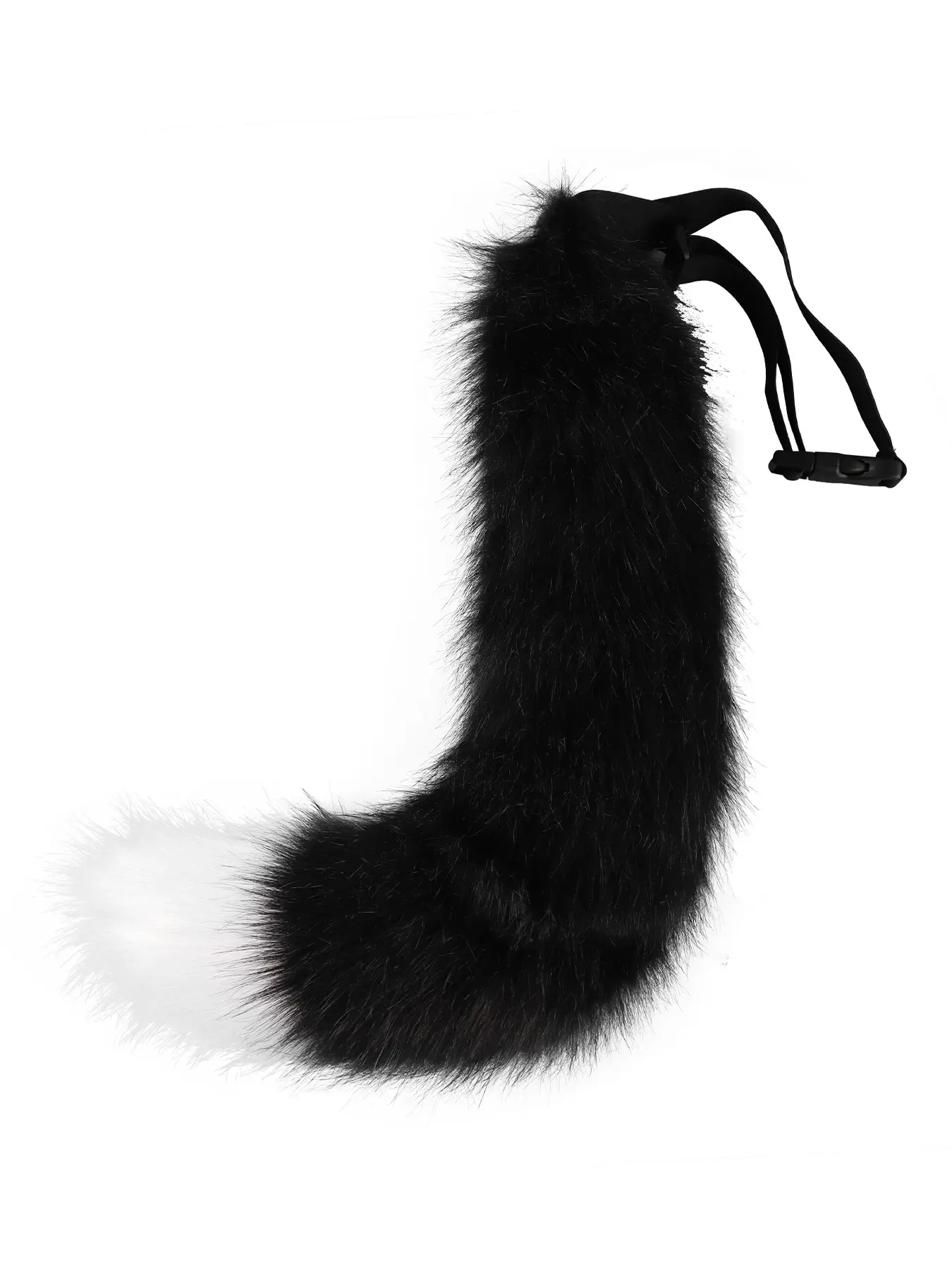 Adjustable Fox Tail Costume Prop, Cosplay Halloween Party Accessory, Realistic Animal Tail Belt, Anime Convention Decoration, Party Decoration Supplies, Party Props