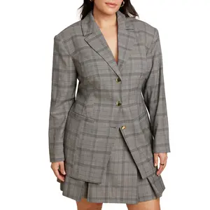 ELOQUII Women's Plus Size Nipped Waist Blazer With Back Adjuster