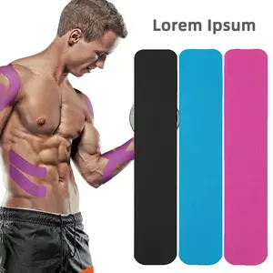 Pre - cut Long Strip Special - shaped Sports Physiotherapy Kinesiology Tape Shoulder Leg Elbow Muscle Sticker Elastic Sports Adhesive Tape for Muscles Support and Recovery Athletic Tape Gym Fitness Finger Metacarpal Splint