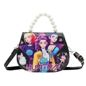 New Kids Witch Girl Group Kpop Anime Cute Crossbody Bag Coin Purse Storage Shoulder Bag Cross-Border Hot Selling,summervibes