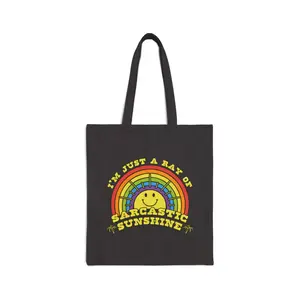Just A Ray Of Sunshine Cotton Canvas Tote Bag