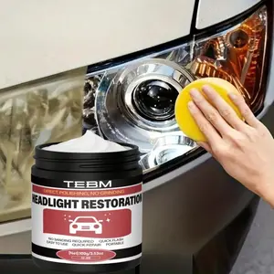 Car Headlight Restoration Cream, Quick Fix Oxidation Scratches, Scratch Repair, Easy Use Portable Design, Long-Lasting Antioxidant Protection