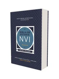 NIV, Updated Study Bible, 2022 Revision, Large Print, Hardcover, Color Interior, Words of Jesus in Red, Comfort Print by New International Version | | Life [Hardback Book]