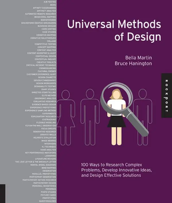 USED-Universal Methods of Design: 100 Ways to Research Complex Problems, Develop Innovative Ideas, and Design Effective Solutions by Hanington, Bruce (Hardcover)