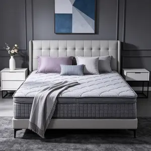 Queen Size 12in Memory Foam-Spring Hybrid Mattress, Medium Firm, Lumbar Support, Ergonomic, Boxed for Home & Hotels, Ideal for Gifting, Modern Indoor Furniture, Queen Mattresses