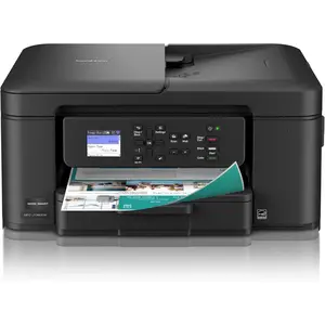 Brother MFC-J1010DW Wireless Color Inkjet All-in-One Printer with Mobile Device & Duplex Printing for Home & Office Use
