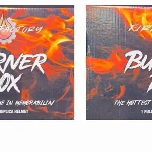 2X Fire Factory Pick Your Team Top Shelf Burner Box Football Helmet 2025 NFL Season Collectible Memorabilia