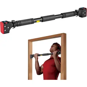 leikefitness Pull-Up Bar For Door Frame Chin Up Bar Upper Body Workout Adjustable Portable Training Pull-Up Bars Bars without Screw - Adjustable Width Locking Mechanism