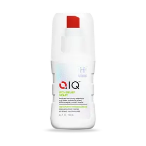QIQ Itch Relief Spray – High Purity Hypochlorous Acid Spray for Fast Itch Relief from Bites, Burns, Scrapes & Rashes, Helps Provide Relief from Dermatitis and Eczema, Alcohol-Free (3.4oz)
