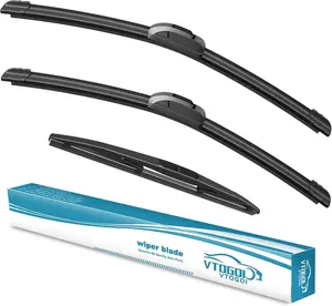 OEM Windshield Wiper Blades Replacement for Jeep Wrangler        , All Weather Original Factory Quality Front & Rear Wipers Set "+"+" (Pack of )