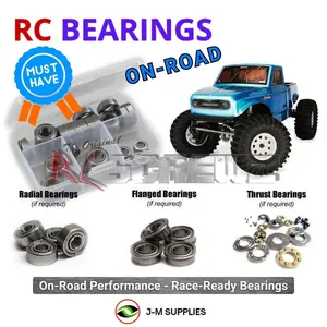 RCScrewZ Metal Shielded Bearing Kit rer080b for Redcat Racing Everest Ascent / Ascent 1/10 Crawler Electric 4WD Rock Crawler (RER22767, ASCENT-RED) | RCX