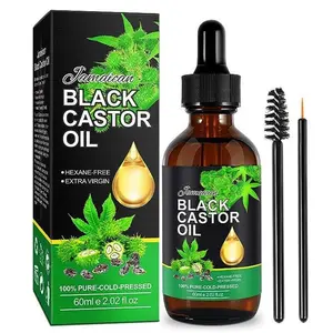 Jamaican Black Castor Oil, Organic 100% Pure Cold Pressed NEW Hair Growth Oil
