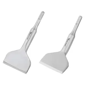 Vearter SDS Plus Chisel Bit 160 x 75 mm, Wide Tile & Thinset Scaling Chisel for Hammer Drill, 40Crmo Material Floor Scraper for Concrete Tile Removal Hand Tools