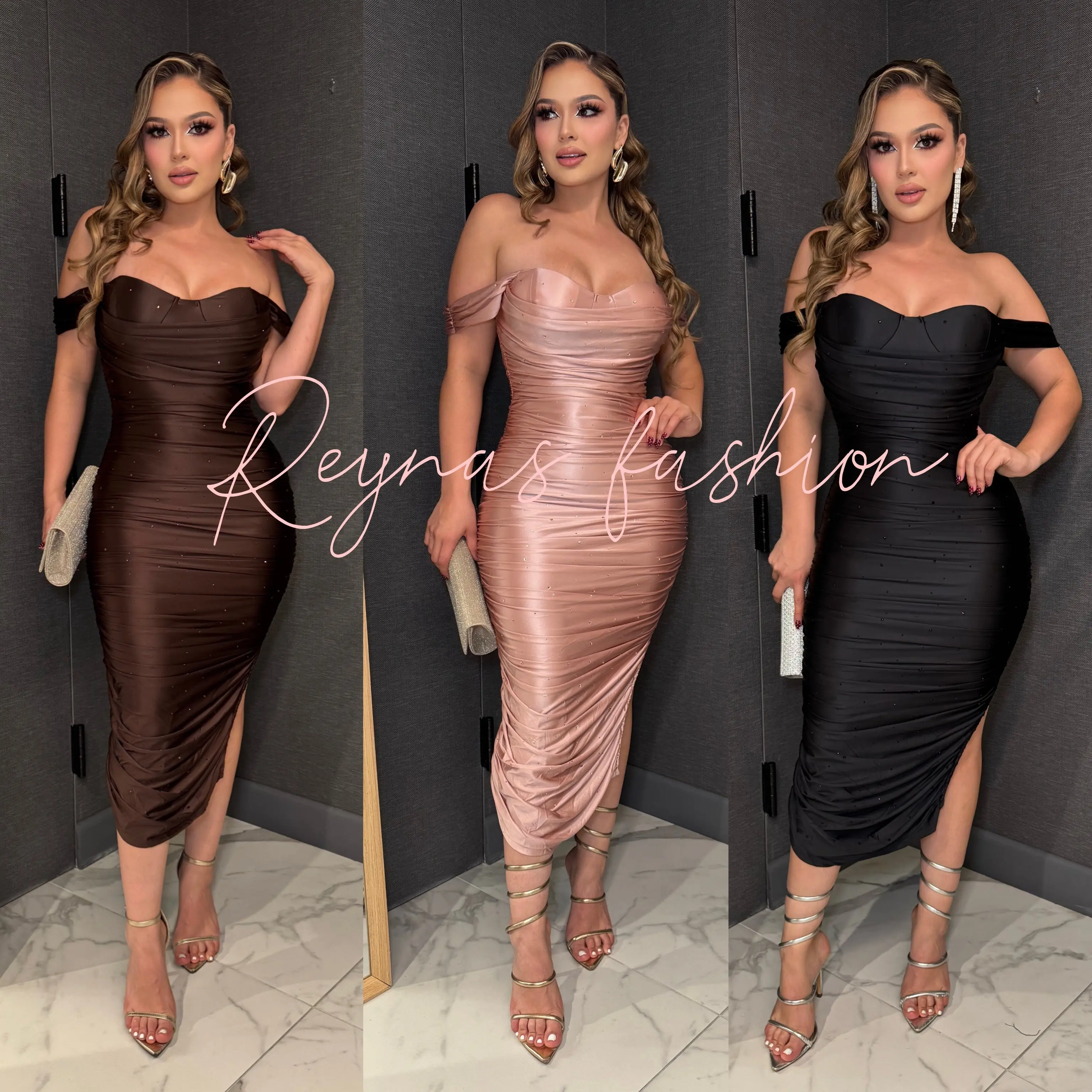 🎀 Amor Satin dresss