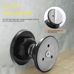 Premium Magnetic Door Stopper, Easy Installation No Drilling Required, Ideal for Wall & Floor Use, Keeps Doors Open Longer