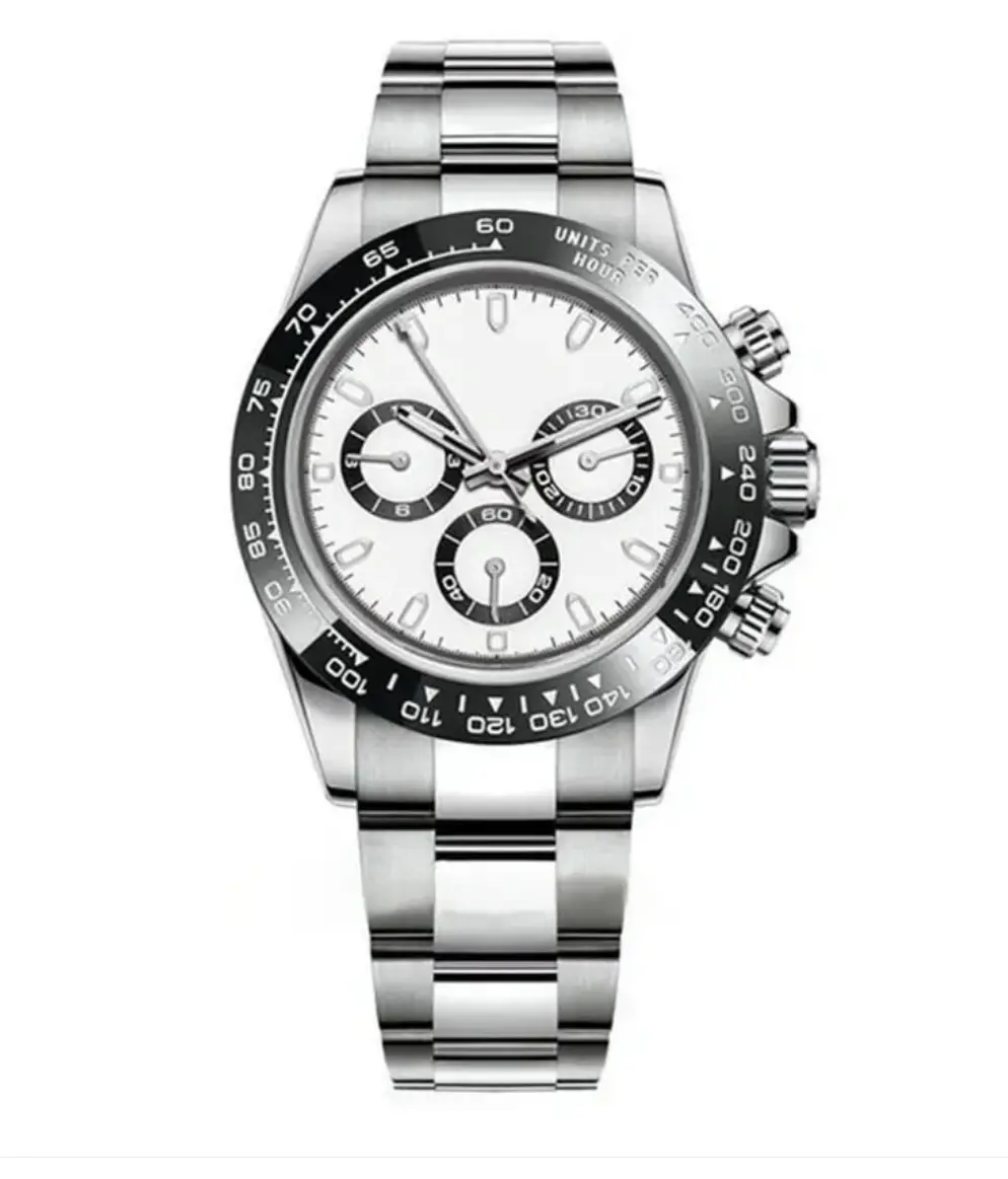 Men's Luxury DAYT0 AAA 41mm Sapphire Mechanical Watch with Logo - 904L Bracelet, Sapphire Crystal for Durability, Waterproof, Illuminated Mechanical Watch, Sapphire Mechanical Watches, Illuminated Mechanical Watches