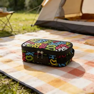 1pcs Smell Proof Bag with Combination Lock File Organizer Case Container Medicine Odorless Storage Lock Box Storage Carrying Bag Portable Organizer Great Gift for Friend