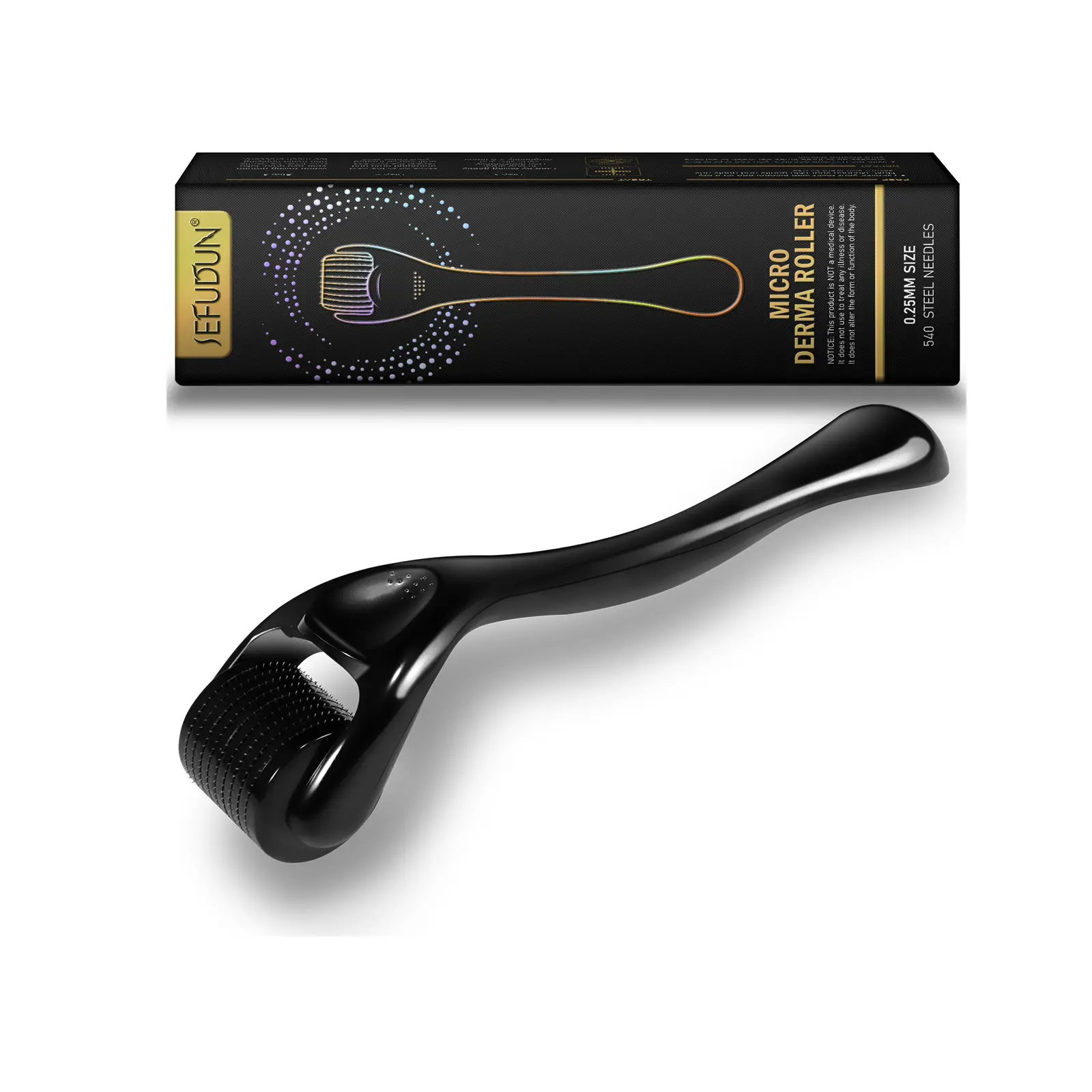 Sefudun derma roller men Biotin Ginseng Hair Minoxidil Hair roller Set for Hair Beard Facial Skin Face Body Scalp Cosmetic Beauty Instrument Comfort