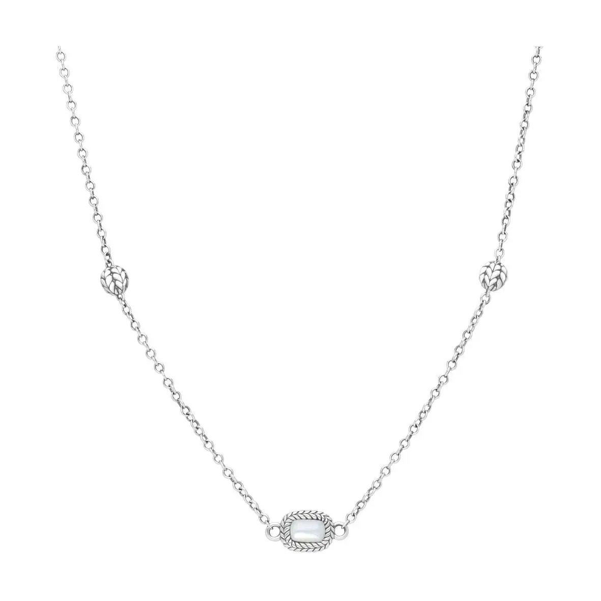 Tiffany Kay Studio Sterling Gemstone Station Necklace