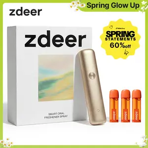 Zdeer SMART ORAL FRESHENER SPRAY | Nano-atomization Spray Technology Instantly Freshens Breath | Alcohol-free and Sugar-free Formul Multiple Flavor Options | Portable and Refillable Suitable for Various Scenarios