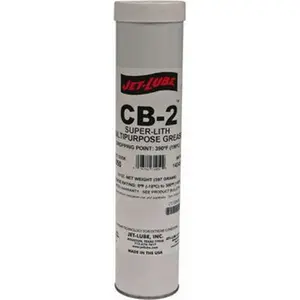 Jet-Lube Lithium Base High Temperature Grease - 14 oz Cartridge, Amber, NLGI 2, Max 300°F Temp, 31050 (for Cycling, Outdoor Recreation Equipment)