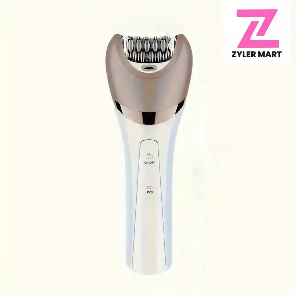 ZYLER 6-in-1 Electric Epilator & Cordless Waterproof Shaver Set - Lightweight USB Rechargeable Device with LED Light, Gentle Wet/Dry Hair Removal for Legs, Bikini Line, Cordless Storage, Usb Rechargeable Shaver, Rechargeable Shaver Machine