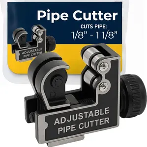 Pipe  [1/8" - 1 1/8"] Tube  Tool for Copper Pipe, Stainless Steel Tubing, Metal, Plastic, Brass - Copper Pipe  - Compact & Tight Space Rigid Tubing  Set for Plumbing