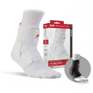 MCDAVID Ankle Brace With Straps - For Preventing and/or Recovering From Common Ankle Sprains and Ankle Instability