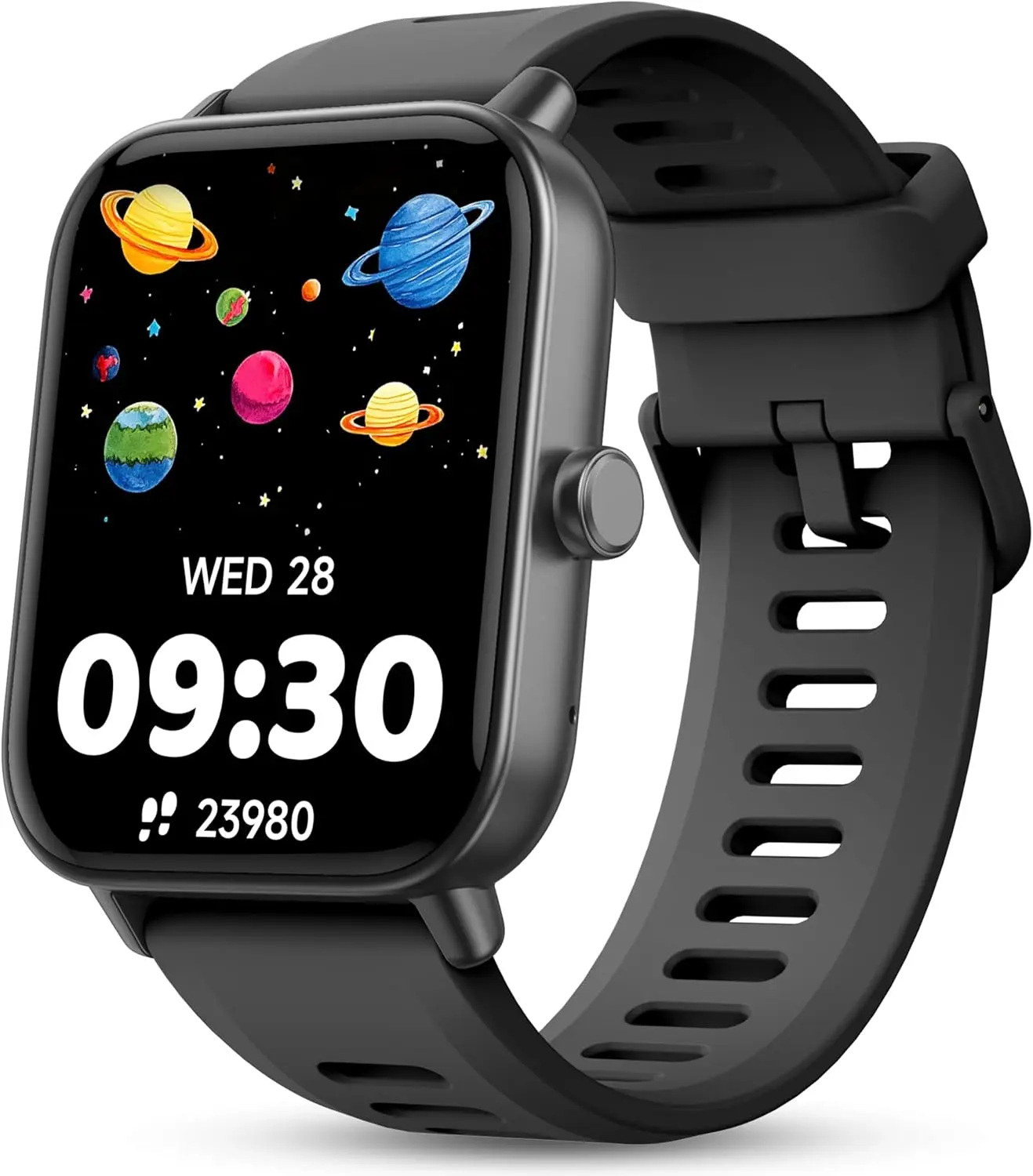 Kids Smart Watch, Kids Watch No Phone Needed Heart Rate & Sleep Tracker, Stress & SpO2 Monitor, 1.8" Fitness Tracker Step Counter, Alarm Clock, Games, Swimming Watch for Boys Girls Teens Aged 5+