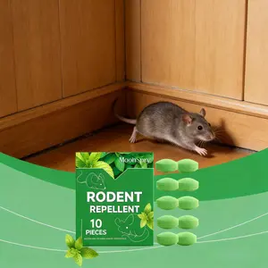30PCS Mouse Rodent Repellent, Natural Mouse Repellent Peppermint Oil for Mice, Rats, Squirrels, Spiders and Pests, Keeps Pests Away Effectively from Garden & Home (Peppermint)