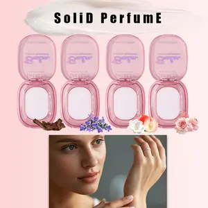 Solid Perfume Balm, Wax-Based Formula, Long-Lasting Fragrance, Portable Compact Design For On-The-Go Touch-Ups, Ideal For Work, Travel And Parties