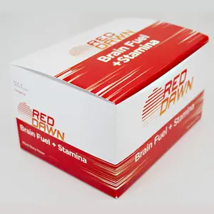 Red Dawn Sugar-Free Energy Beverage - Brain Fuel, Sustained Stamina Support - 12-Pack Health & Wellness Supplement Carton, Energy Drink Zero Sugar